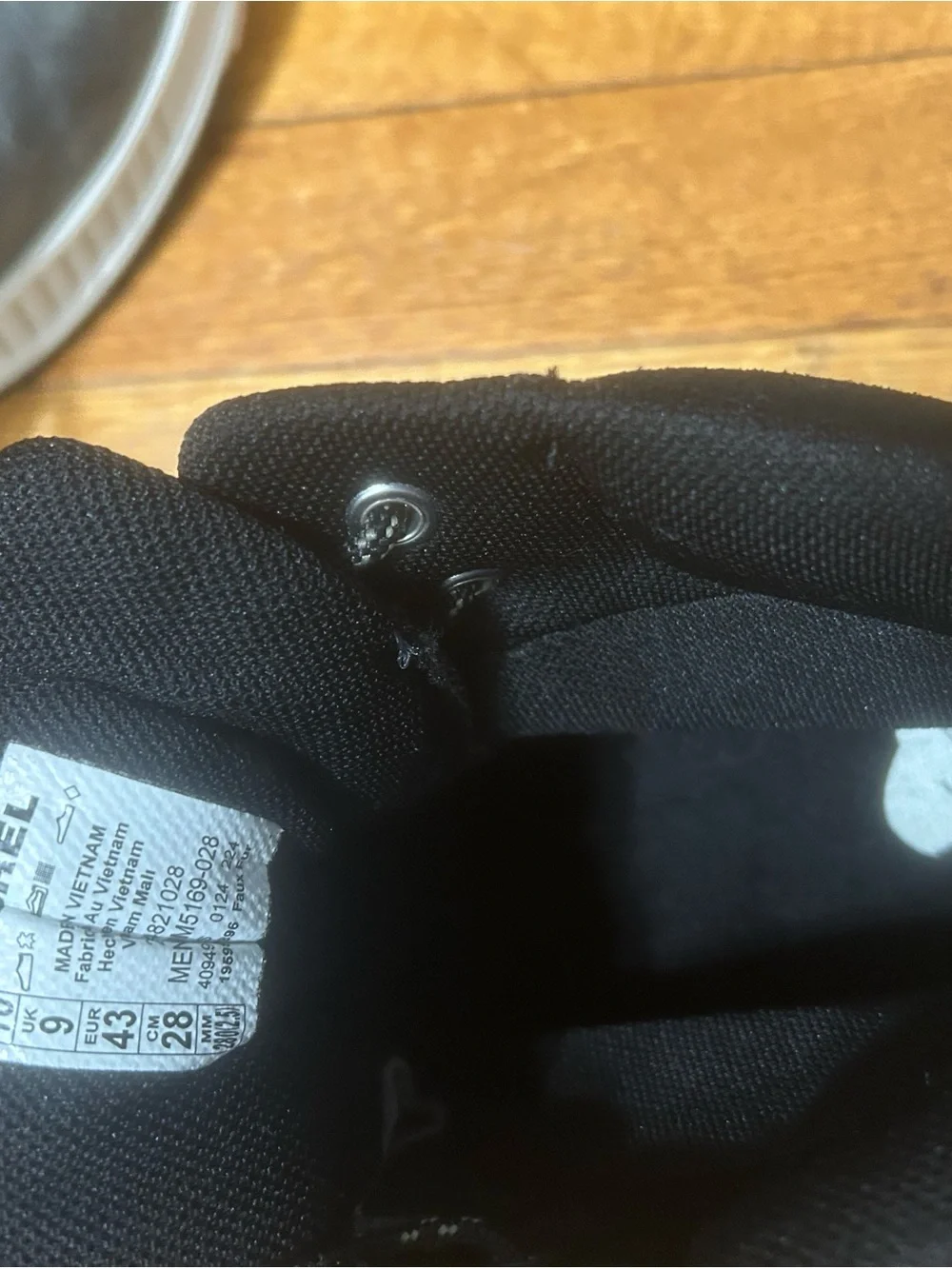 Sorel worn maybe